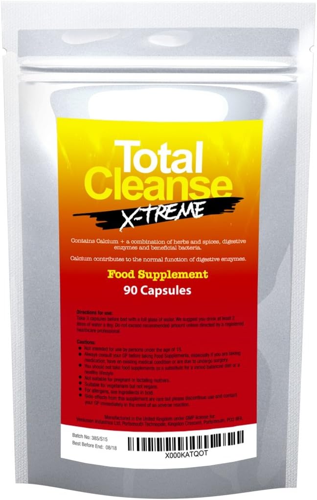 Total Cleanse XTREME - 90 Capsules - Advanced Detox System (30 day supply)