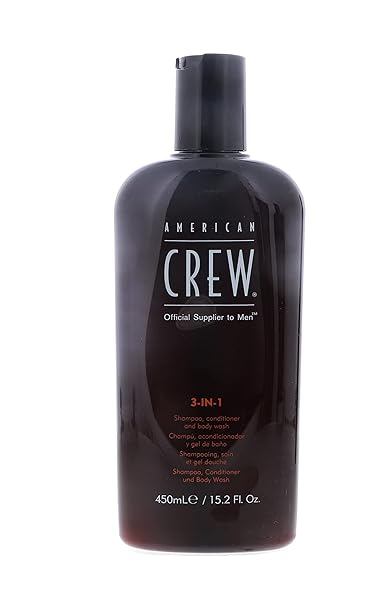 AMERICAN CREW 3 IN 1 SHAMPOO, CONDITIONER, AND BODY WASH FOR MEN 15.2 OZ