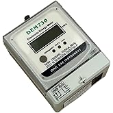 DAE DEM730P Electric kWh Submeter, RS485, 1P3W (2 Hot wire, 1 Neutral), 120/240V, 50A, Internal CT