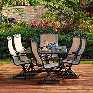 Amazon.com: Miller's Creek 7-Piece Dining Set by Member's ...