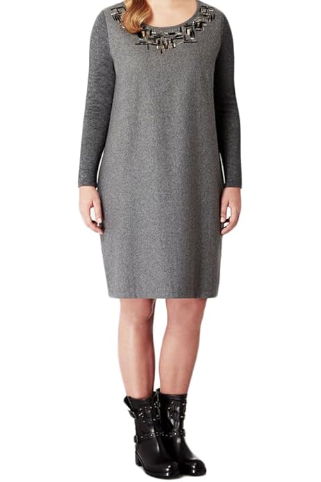 embellished sweater dress