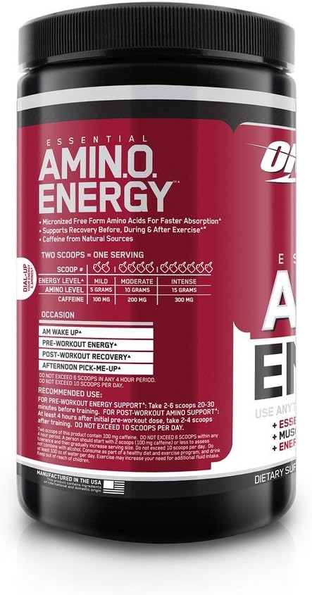 Optimum nutrition Essential amino Energy - Fruit Fusion (30 servings) (748927026665)