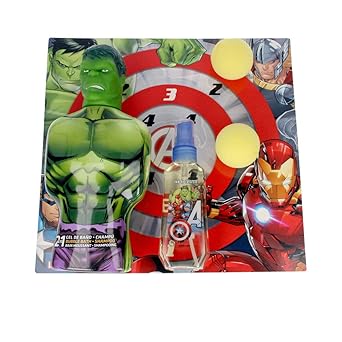 Avengers Marvel Hulk Estuche Edt 90 Ml,Figura Hulk Gel 350 Ml, Bolas & Diana 600 g