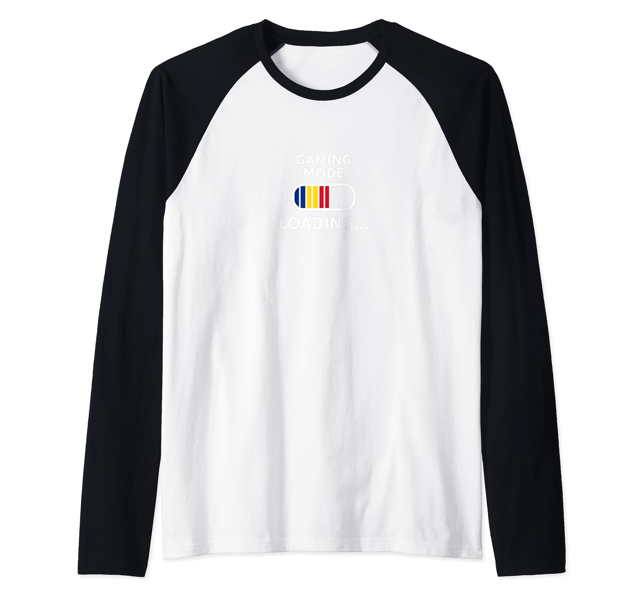 Flag Romania Raglan Baseball Tee
