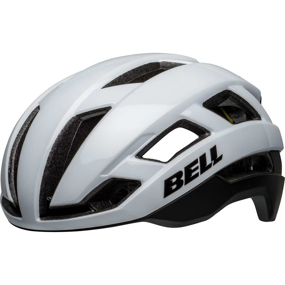 Bell Falcon XR LED MIPS Road Helmet 2023: Matte/Gloss White/Black M 55-59cm