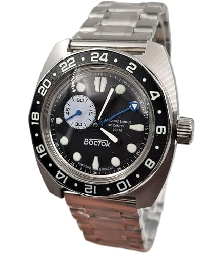 Amazon.com: Vostok Original Mens Watch Amphibia 13004V Mechanical