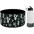WK IEASON Protective Silicone Base Boot 12oz-24oz for Hydro Flask Wide Mouth/Standard Mouth, Anti-Slip Silicone Cover Bumper Compatible with Stanley Tumbler 40oz 30oz 20oz-2.83inch Bottom Diameter