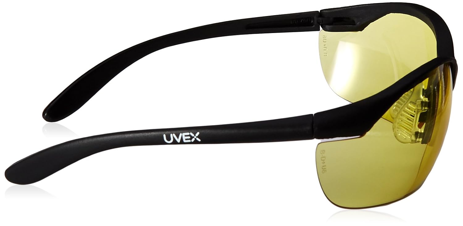 Howard Leight by Honeywell Vapor II SharpShooter AntiGlare Shooting Glasses Amber Lens R01536