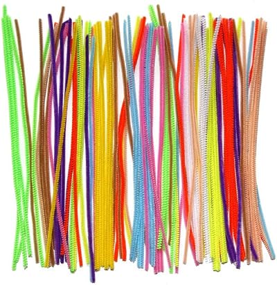 WS Accessories Pipe Cleaners Pack 25 50 100 250 500 Mixed Colours Crafts