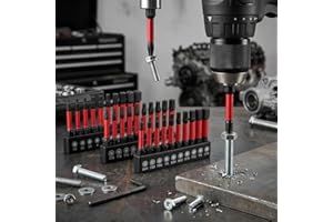 Magnetic Hex Screwdriver Bit Set Solid Easy to Use Magnetic Head Bits Kit Versatile Alloy Steel Square Bit Set for Home Repai