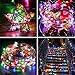 YIHONG 2 Set Multicolor Christmas Fairy Lights Battery Operated,16.4FT 50 LED String Lights, 8 Modes Portable Twinkle Firefly Lights Remote Timer for Bedroom Garden Party Decoration