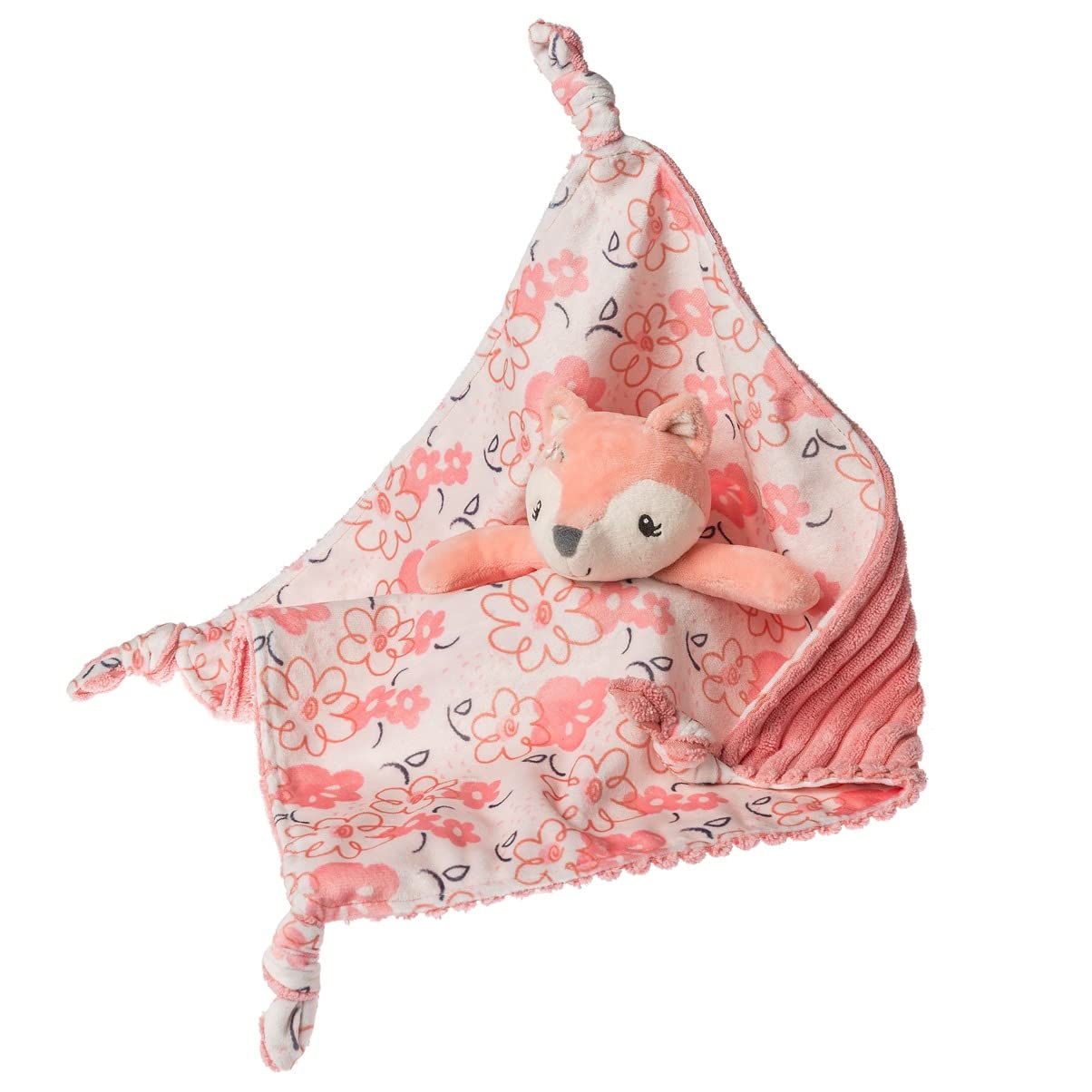 Mary Meyer Stuffed Animal Lovey Security Blanket, 13 x 13-Inches, Sweet-n-Sassy Fox