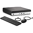 HP EliteDesk 800 G5 High-Performance Mini PC Desktop Computer, 9th Gen Core i5-9500T, 32GB DDR4 RAM, 1TB SSD, Keyboard & Mouse, 4K Support, WiFi, Bluetooth, Windows 11 Pro (Renewed)