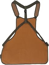 Bucket Boss Duckwear Super Bib Apron Tool Bag 16 Pockets Brown Adjustable Waist view 4