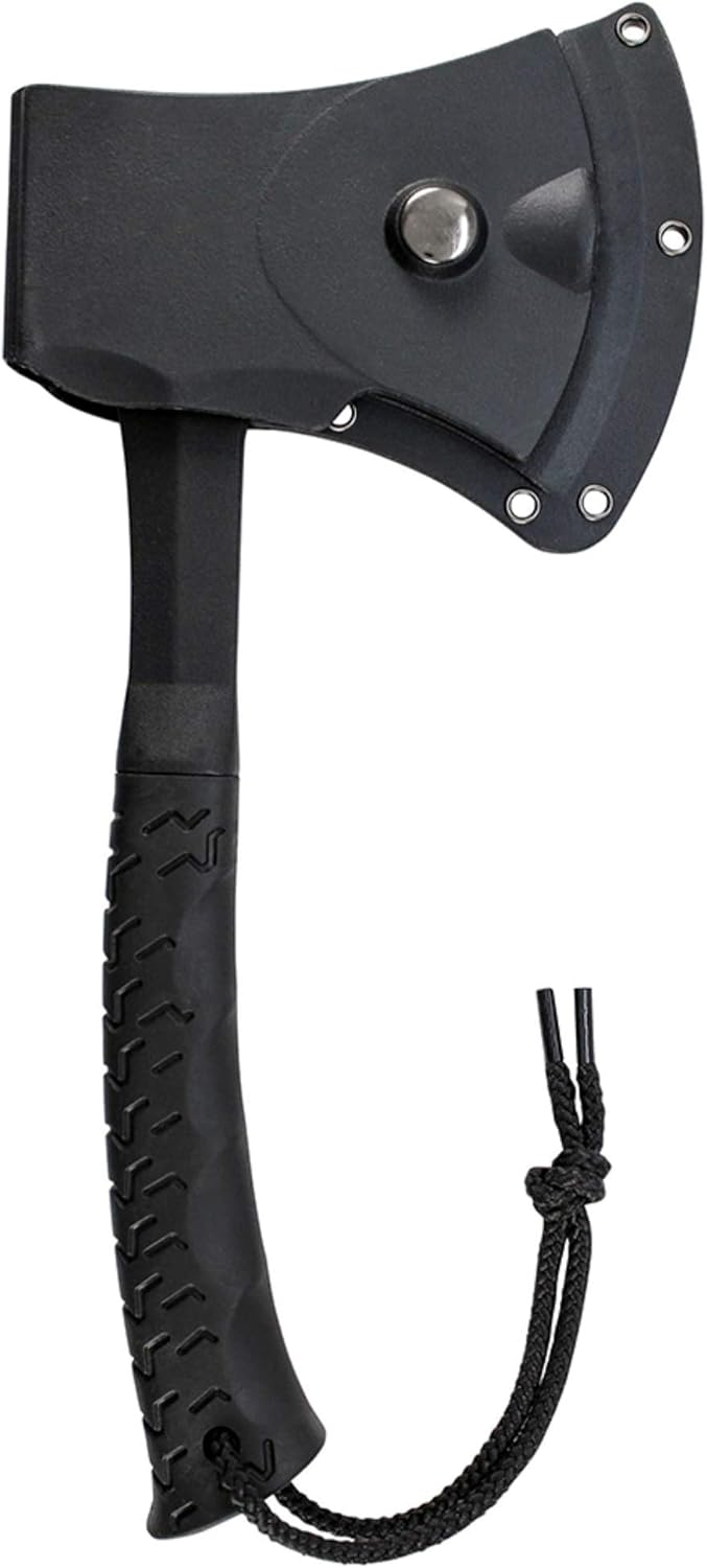 Schrade SCHCOM6CP Full Tang Hatchet and Mini Machete Combo with Stainless Steel Blades and TPR Handles for Outdoor Survival, Camping and Bushcraft : Sports & Outdoors