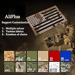 2PCS AliPlus America Flag Patches IR Infrared