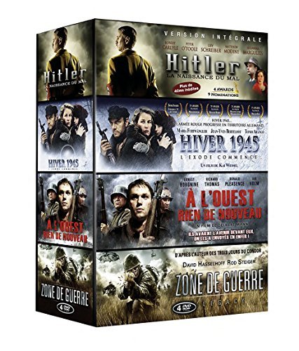 Coffret Guerre : Hitler : La naissance du Mal + Hiver 1945 + À l'Ouest rien de nouveau + Zone de guerre : Legacy - Pack