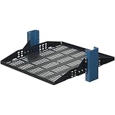 RackSolutions 2U Configurable 2 Post Relay Rack Shelf - 20 Inch Depth