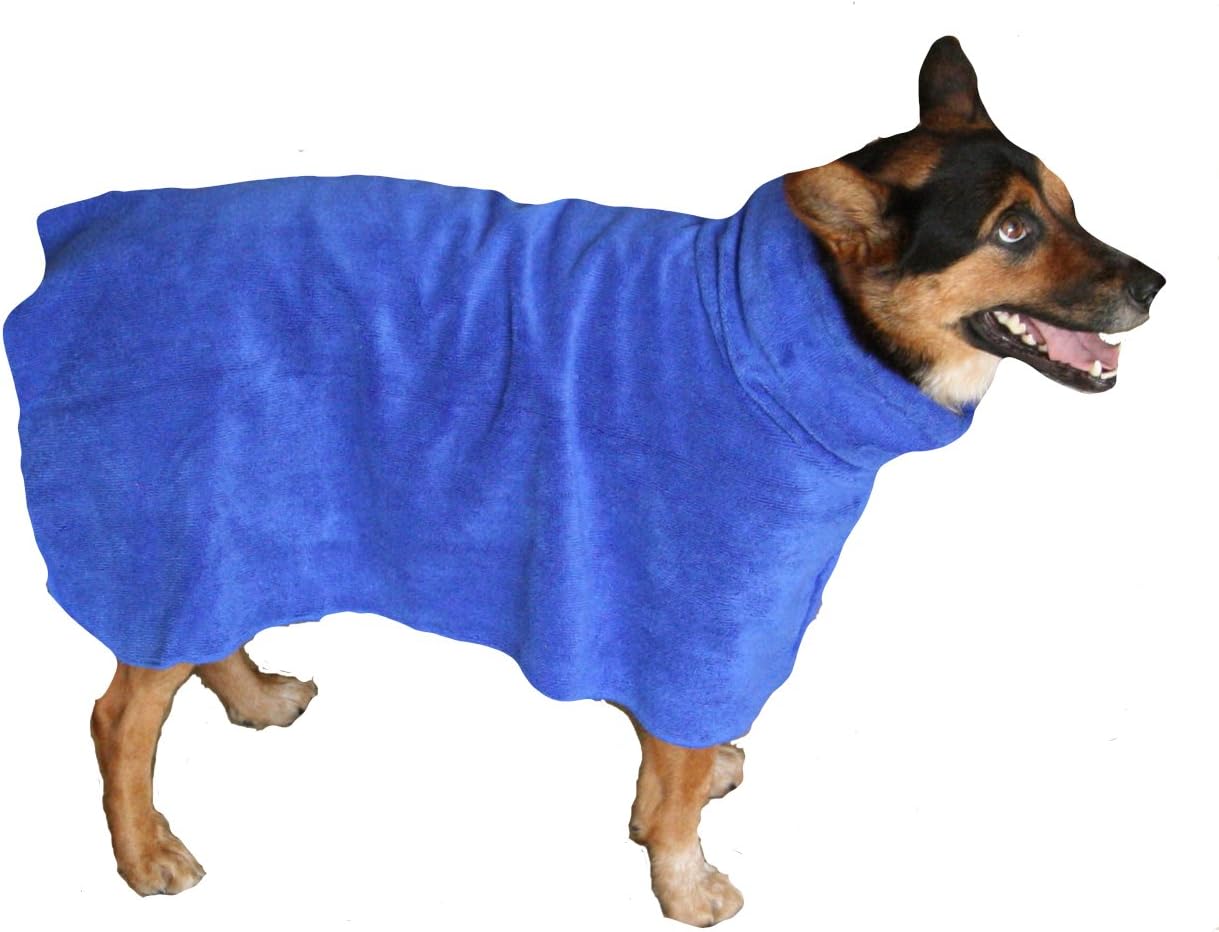 dog robe towel
