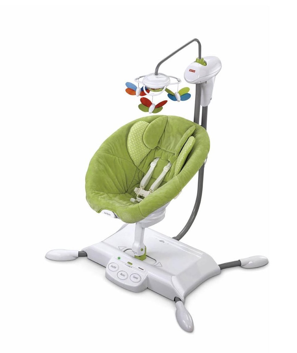 FisherPrice iGlide Cradle 'n Swing, Green (Discontinued