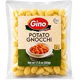 Gino Traditional Potato Gnocchi, Authentic Italian Dumplings Made with Potatoes, 17.6 oz (500g)