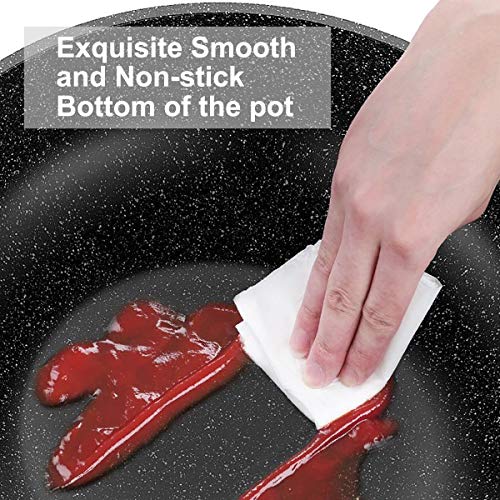 Lightning Deals NonStick Induction Cookware Set, Dishwasher Safe Pots