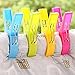 O-Best 8 Pack Bright Color Beach Towel Clips for Beach Chair Pool Chairs Cruise- Plastic Towel Clamp Clip Holder -Jumbo Size- Keep Your Towel from Blowing Away, Clothes Lines (8Pack)