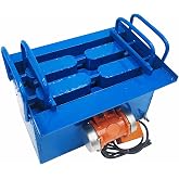 INTBUYING Concrete Brick Making Machine, Manual Hollow Soil Block Brick Forming Machine 110V, H13 Square Brick Size 15.7X7.8X7.8inch（400x200x200mm）