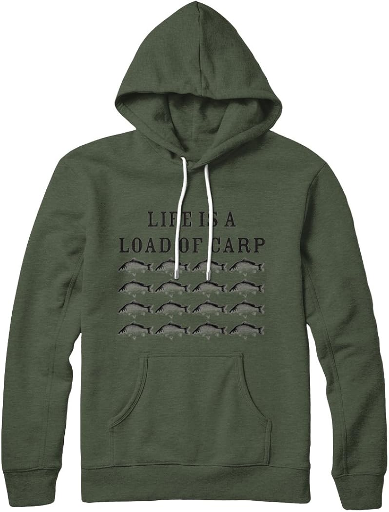 Loads of Carp, Carp Fishing Hoodie Amazon.co.uk Clothing