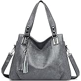 PORRASSO Women Handbags Fashion Hobo Shoulder Bag Ladies Crossbody Bag Large Tote Purse