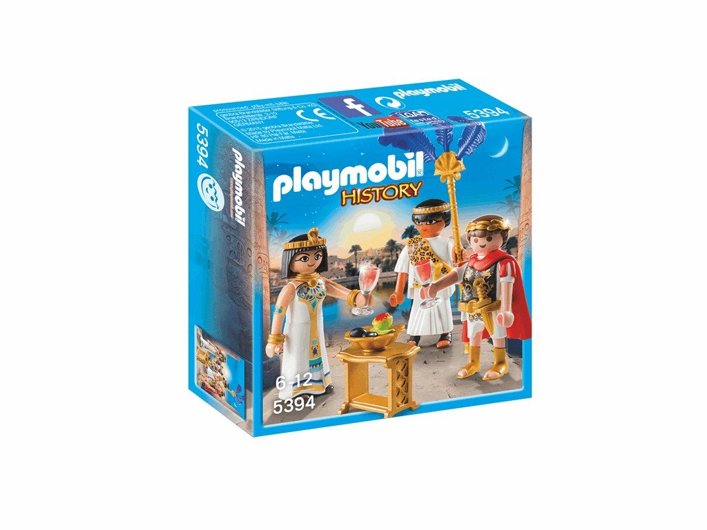 Playmobil 5394 Caesar and Cleopatra, Fun Imaginative Role-Play, PlaySets Suitable for Children Ages 4+