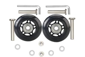 ORO Luggage Wheels Replacement 40-90mm With 8mm Bearings for Suitcase, Inline Outdoor Skate and Caster Board