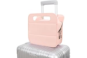 CONTAIL 13 Inch 3L Airport Accessories Storage,Small Business Handbag,Suitcase Drink Holder,Tablet/Phone Stand,Travel Essentials Organizer