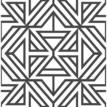 NuWallpaper NUS3499 Black Linear Wallpaper