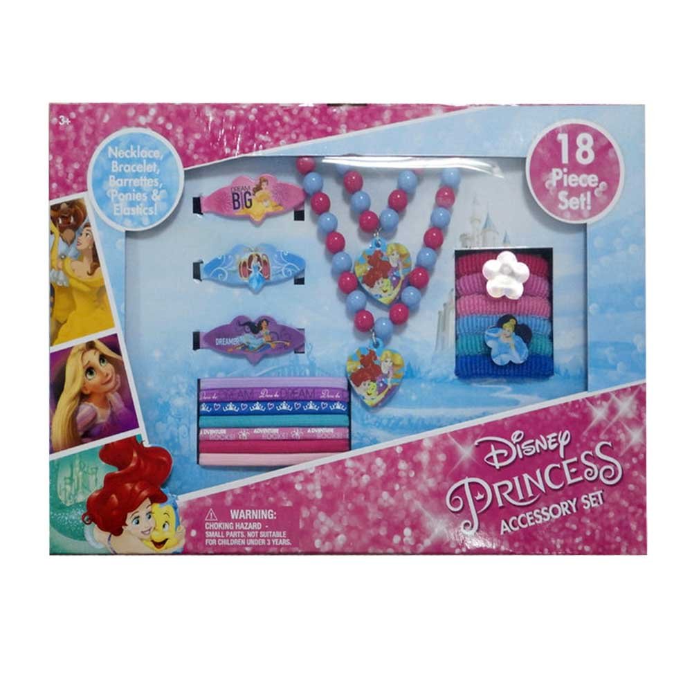 Joy Toy 63583 Disney Princess Accessories Set in Gift Pack (18-Piece)