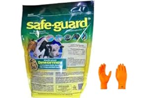 Safe-Guard 1.1 Mult Dewormer with USA Supply Premium Checmial Resistant Gloves and Pest Identification Card