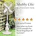 DecoBREEZE Pedestal Standing Fan, 3-Speed Oscillating Fan with Adjustable Height, Providence, Antique Fan, 18 Inches