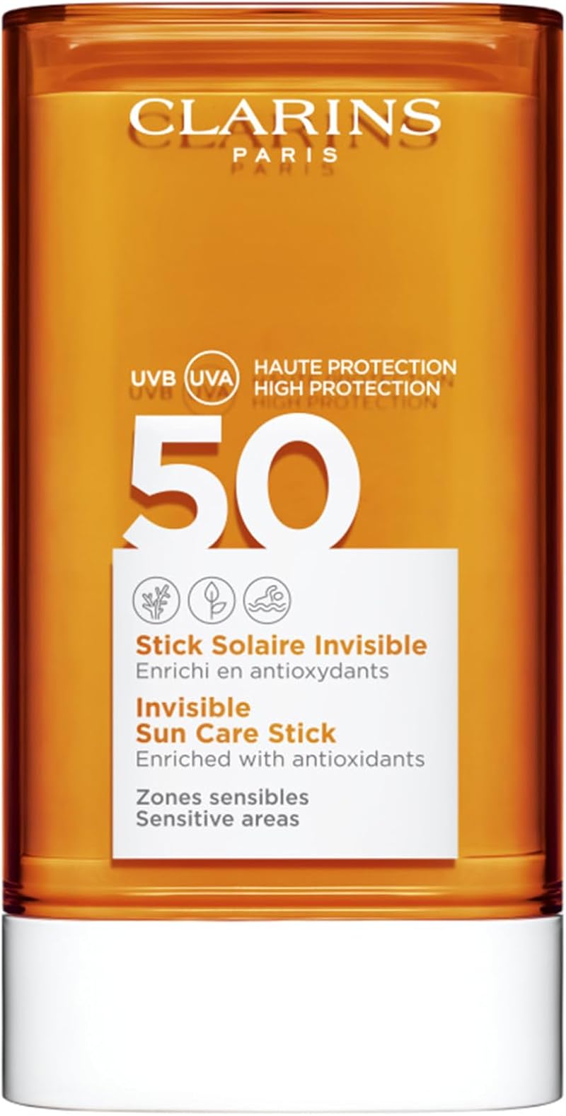 Clarins Sun Care Stick SPF 50+ 17g Invisible Face & Body Sunscreen
