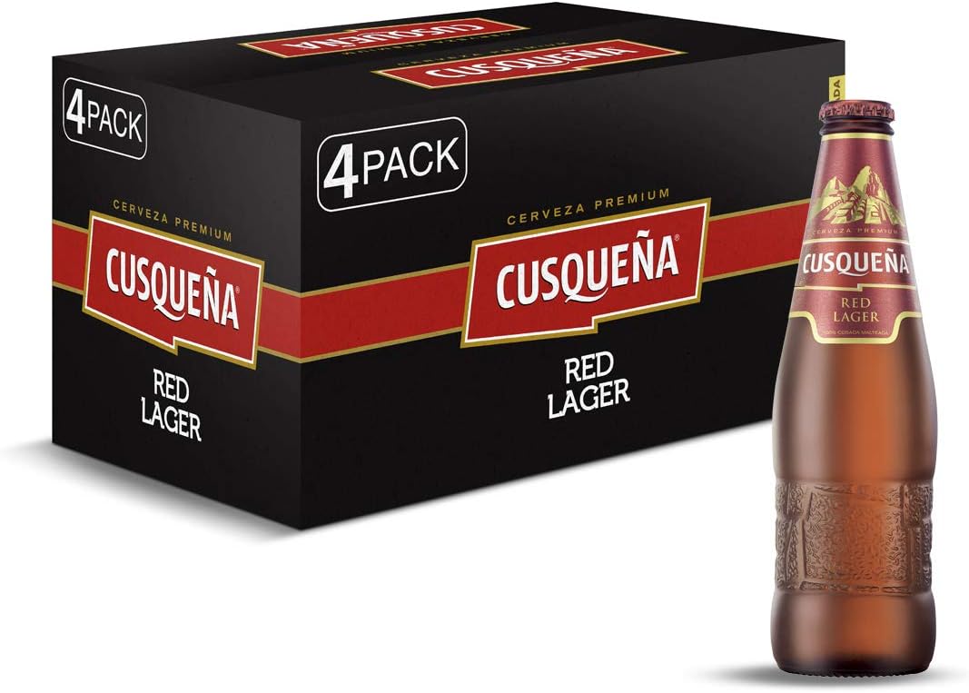 Cerveza Cusqueña Red Lager - caja de 24 botellas x 33cl: Amazon.es: Alimentación y bebidas