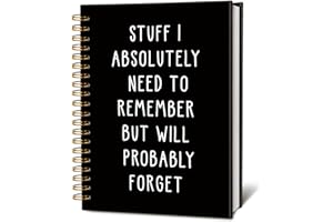 LIANGW Funny Notebooks for Work, Funny Work Gifts for Coworkers & Boss, Coworker Office Gifts for Men Women, Fun Spiral Notebooks Journals for Writing, Funny Office Supplies 5.5x8.3 Inch