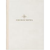 Church Notes Journal, Gold Foil Accented Cover, Guided Sermon Notebook | 5.1" x 7.8", 52 Sheets / 104 Pages with Scripture &amp; Reflection Prompts, Prayer Notes &amp; Bible Study Sections for Sermons