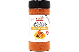 Badia Blackened Seafood Seasoning Creole Blend 4.5 oz – Savory Cajun-Style Blend, Bold Southern Flavor, No MSG