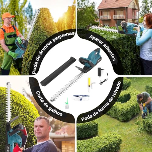 Aparador de Cerca Viva, Aparador de Cerca Viva Elétrico, Rocadeira Elétrica, Roçadeira, Cortador de Grama Eletrico, Podador de Galhos Eletrico, Podador de Galhos, Maquina de Cortar Grama