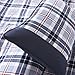 MIZONE Cozy Comforter Set Cabin Lifestyle Plaid Design All Season Bedding Matching Shams, Decorative Pillow, Twin/Twin XL, Elliot Blue