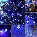 MAXINDA [UL Certified] Outdoor LED String Lights,17 feet 50 LEDs Mood Lighting Strands,Diamond Strawberry C3 Bulbs,Blue Christmas Lights,for Patio Garden Holiday Wedding Decor (C3, Blue)
