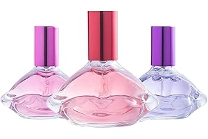 SCENTED THINGS Angel Face Perfume Set for Teen Girls, Body Spray Perfume for Kids, Girls 10-12 & Teenage, Fashion Collection Girl Gift Set, 3 Kissing Lips-Shaped Perfumes