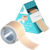 Dimora Silicone Tape 1 Roll, 1.6 x 59 Inch Each | Hypoallergenic, For Sensitive Skin, Pain-Free Removal, Easy Tear Precut, Waterproof, Scar Reduce