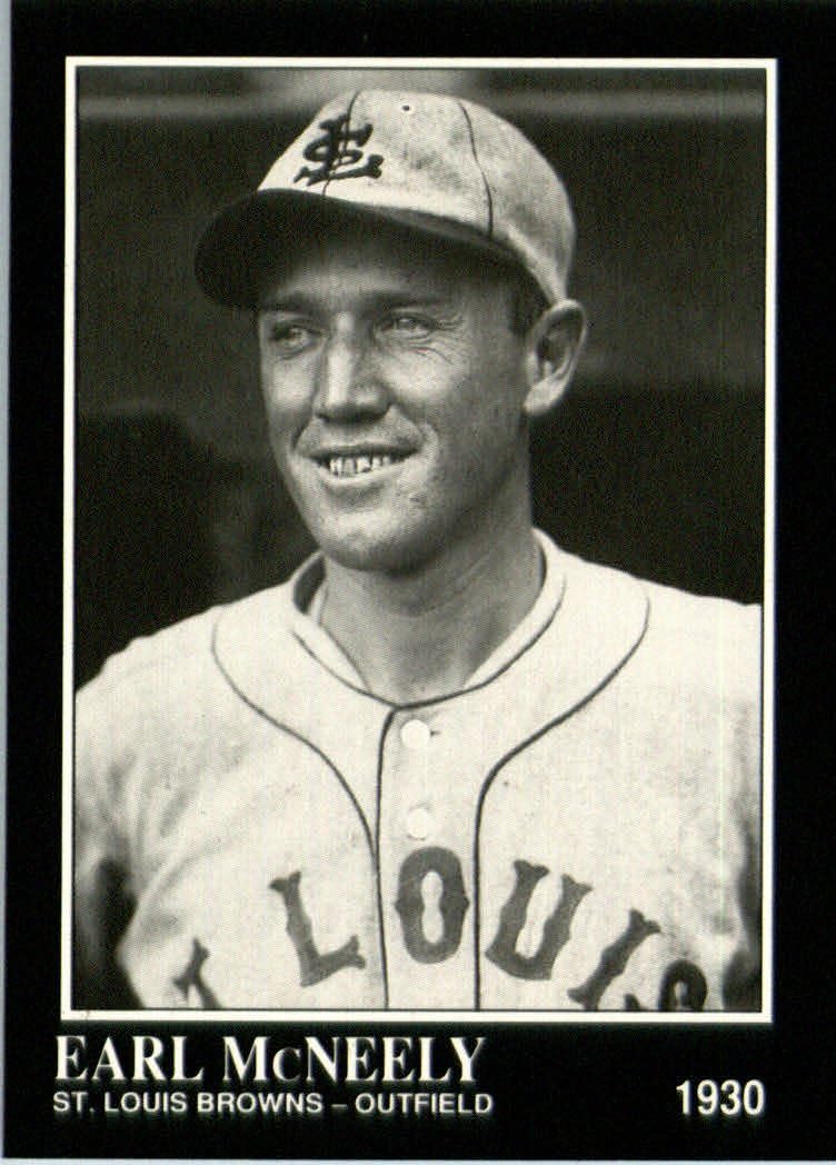 1991 Conlon Collection Sportings Baseball Card 177 E. McNeely