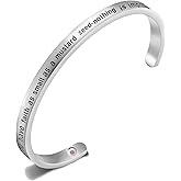 Inspirational Christian Gift Mustard Seed Cuff Bracelet Bible Verse Religious Jewelry