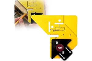 Trim45 Carpentry Aid, 45 Degree Precision Measuring and Beveling Marking Tools Adjustable Reveal Tool Woodworking Tool Perfec